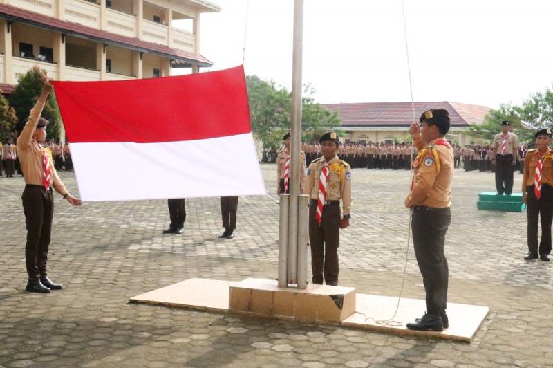 Semangat Bangun Keutuhan NKRI Dihari PRAMUKA KE 58 Tahun 2019